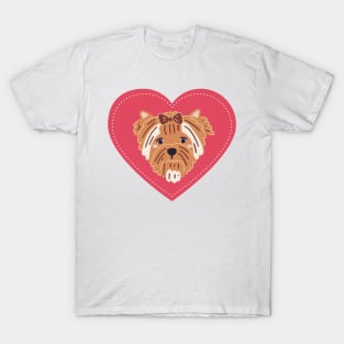 My Yorkshire Terrier is my Valentine T-Shirt